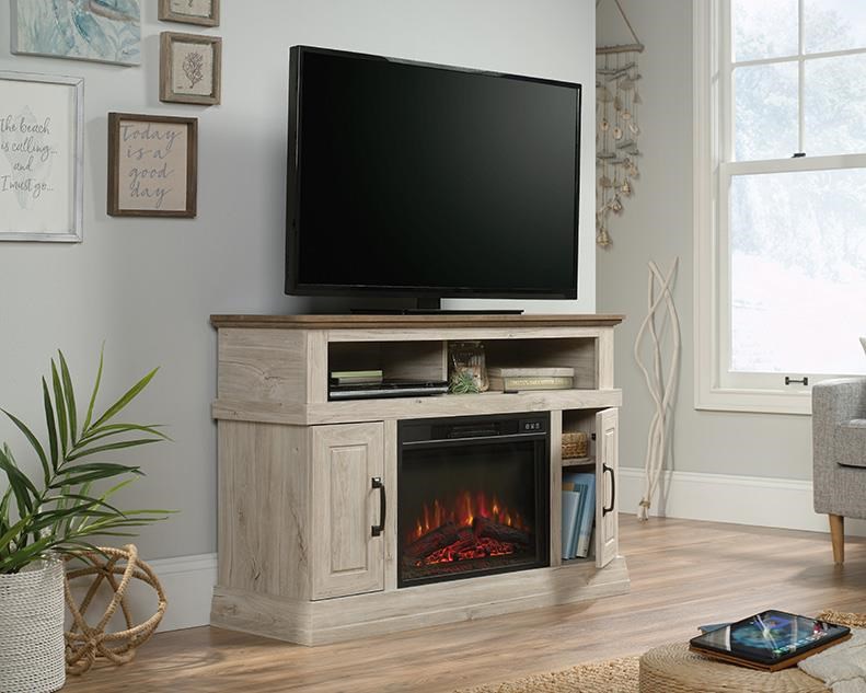 Rooms to go entertainment outlet center with fireplace